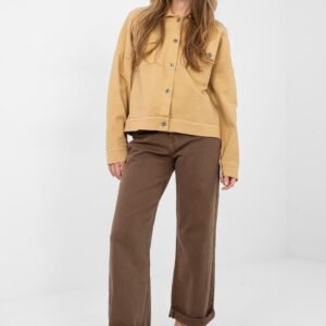 Kurtka Damska Model IT-KR-FL9568.29P Camel - Rue Paris