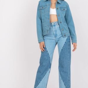 Kurtka Damska Model RO-KR-CKT-4007.17X Light Blue - Rue Paris